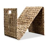 vidaXL Porte-revue 31 x 31 x 31 cm Jacinthe d'eau