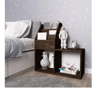 vidaXL Porte-revue pour enfants Chêne fumé 71x30x78,5 cm Aggloméré, Brun