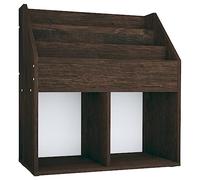 vidaXL Porte-Revue pour Enfants, Organisateur de Livres avec Étagère, Meuble de Rangement Maison Intérieur, Chêne Fumé Bois d’Ingénierie