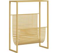 vidaXL Porte-revues Golden 35x15x45 cm Acier