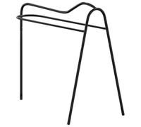 vidaXL Porte-Selle à 3 Pieds autoportant Noir Fer, Support de Selle, Porte-Selle Portable, Support de Selle de Cheval, Support de Tapis de Selle