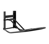 vidaXL Porte-selle mural pliable en fer noir
