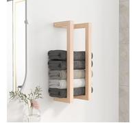vidaXL Porte-serviette 23x18x60 cm Bois de pin massif 822392