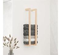 vidaXL Porte-serviette 23x18x90 cm Bois de pin massif 822397