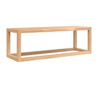 vidaXL Porte-serviette 60x20x20 cm Bois massif de noyer