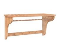 Porte-Serviette Support Accessoire Salle de Bain Bois Massif de Noyer vidaXL