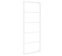vidaXL Porte-Serviette Support Mural Support de Stockage de Salle de Bain Cintre à Serviettes Maison Intérieur Blanc 45x10x115 cm Acier