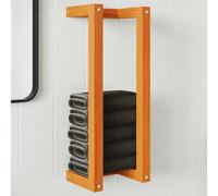 vidaXL Porte-serviette marron cire 23x18x60 cm bois de pin massif