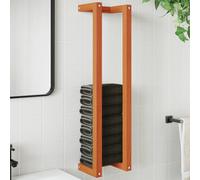 vidaXL Porte-serviette marron cire 23x18x90 cm bois de pin massif