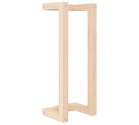 vidaXL Porte-Serviette Mural Support de Serviette Organisateur de Rangement Salle de Bain Maison Intérieur 23x18x60 cm Bois de Pin Massif