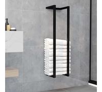 Vidaxl Porte-Serviette Noir 25x20x95 Cm Fer