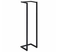 vidaXL Porte-serviettes mural de rangement 25x20x95 cm Noir Fer