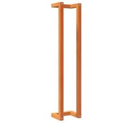 vidaXL Porte-serviette marron cire 23x18x110 cm bois de pin massif