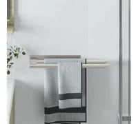 vidaXL Porte-serviettes Argent 40 x 9 x 4 cm Acier inoxydable