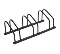vidaXL Porte-vélos pour 3 vélos noir acier, support pour vélos, support de rangement pour vélos, support de sol pour vélos, 154423