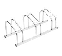 vidaXL Porte-vélos pour 3 Vélos, Support de Bicyclettes avec Rangement, Râtelier de Vélo au Sol Garage Jardin Terrasse, 154418