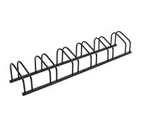 vidaXL Porte-vélos pour 6 vélos Noir Acier, Support pour vélos, Support de Rangement pour vélos, Support de Sol pour vélos, Rangement pour vélos