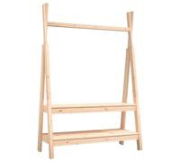 824988 vidaXL Porte-vêtements 100x45,5x150 cm Bois de pin massif