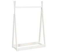 vidaXL Porte-vêtements Blanc 100x45x150 cm Bois de pin Massif