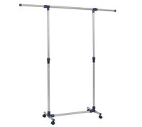 Porte-vêtements Réglable Acier Inoxydable Argenté Porte-manteau Maison vidaXL