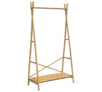 vidaXL Portemanteau avec étagère 102x50x190 cm Bambou