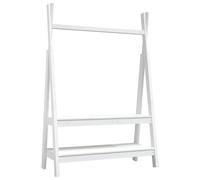 vidaXL Portemanteau blanc 100x45,5x150 cm pin massif