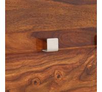 vidaXL Portemanteau mural en bois massif d'acacia 118×40 cm