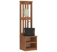 vidaXL Portemanteau SANDENS 45x40x159,5 cm bois massif pin