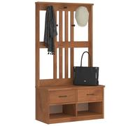 vidaXL Portemanteau SANDENS 87x40x159,5 cm bois massif pin