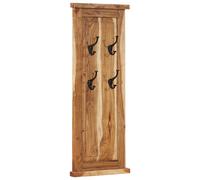 vidaXL Portemanteaux 2 pcs. Bois massif acacia 38x100 cm