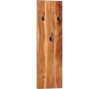 vidaXL Portemanteaux muraux 2 pcs. 36x3x110 cm bois massif acacia