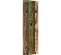 vidaXL Portemanteaux muraux 2 pcs. 36x3x110 cm Vieux bois massif