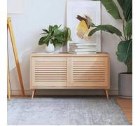 vidaXL Portes à persiennes 2 pcs Bois de pin massif 39,5x49,4 cm