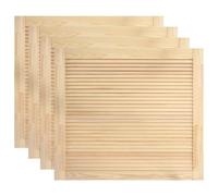 vidaXL Portes à persiennes 4 pcs Bois de pin massif 39,5x49,4 cm