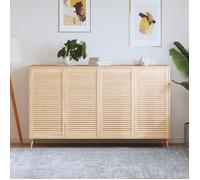 vidaXL Portes à persiennes 4 pcs Bois de pin massif 99,3x49,4 cm