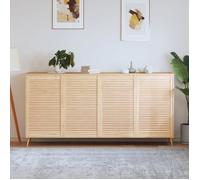 vidaXL Portes à persiennes 4 pcs Bois de pin massif 99,3x59,4 cm
