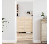 vidaXL Portes battantes Naturel 80 x 40 cm Bois de pin massif
