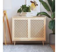 vidaXL Portes d'armoires en treillis 2 pcs 49,5x69 cm pin massif