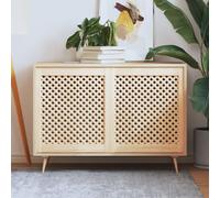 vidaXL Portes d'armoires en treillis 2 pcs 59,5x69 cm pin massif