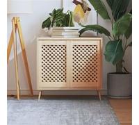 vidaXL Portes d'armoires en treillis 2 pcs 39,5x61,5 cm pin massif 372790