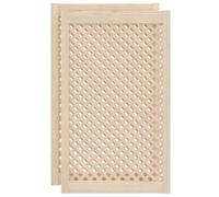 vidaXL Portes d'armoires en treillis 2 pièces 59,5x99 cm bois de pin massif