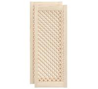 vidaXL Portes d'armoires en treillis 2 pcs 39,5x99 cm pin massif