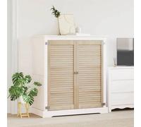 vidaXL Portes de cabinet Autre 2 pcs Marron 110 x 49.5 x 2.1 cm
