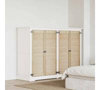 vidaXL Portes de cabinet Other 4 pcs Marron 110 x 39.5 x 2.1 cm