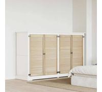 vidaXL Portes de cabinet Other 4 pcs Marron 110 x 49.5 x 2.1 cm