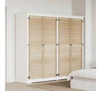 vidaXL Portes de cabinet Other 4 pcs Marron 201 x 49.5 x 2.1 cm