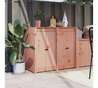 Vidaxl Portes De Cuisine D'extérieur 2 Pcs Bois Massif Douglas
