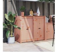 vidaXL Portes de cuisine d'extérieur 2 pcs bois massif douglas 832364