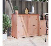 Vidaxl Portes De Cuisine Extérieure 2 Pcs 50x9x82 Cm Bois Massif De Douglas