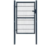 vidaXL Portillon 2D (simple) Gris anthracite 106x170 cm